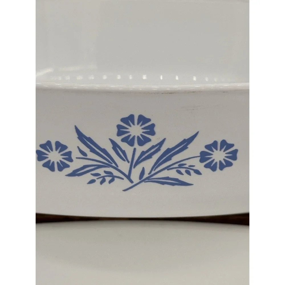 Vintage Corning Ware Blue Cornflower P-1-B One QT & P-1‎ 3/4-B 1 3/4 QT No Lids